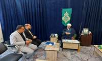 رئیس مرکز آموزش فنی و حرفه ای قرچک و ورامین با امام جمعه دیدار کرد